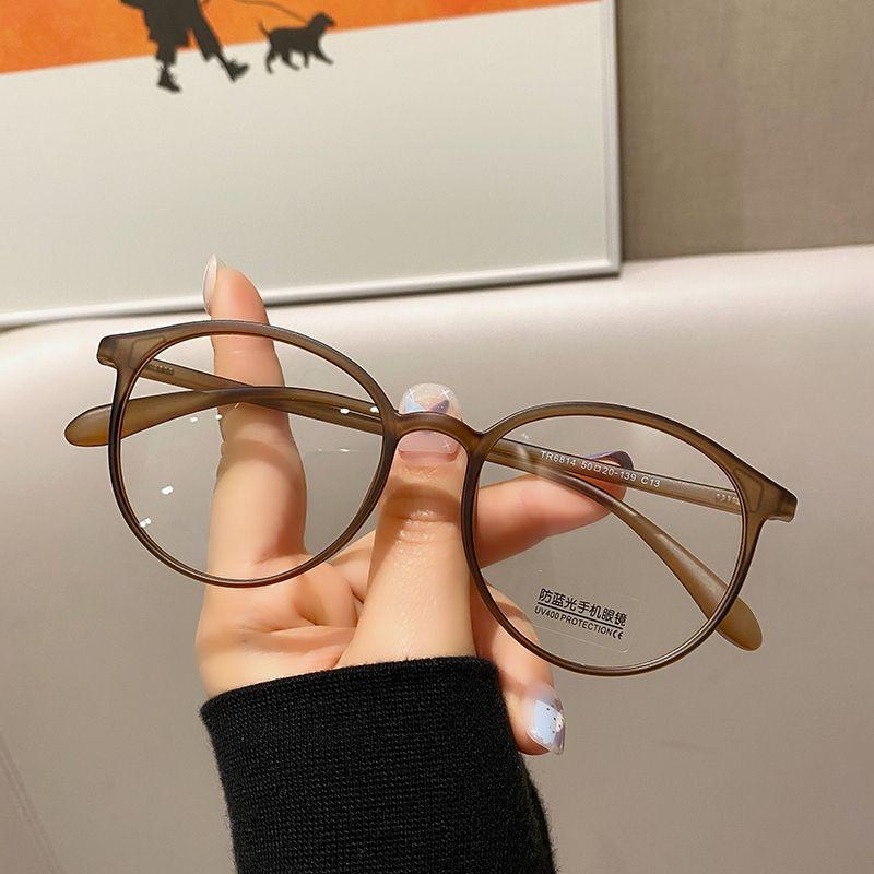 Gafas redondas Unisex para miopía, gafas ultraligeras para hombres y mujeres, gafas para miopía con luz azul, gafas con dioptrías, lentes Retro HD