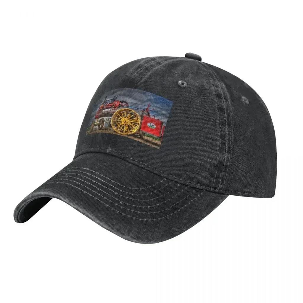 Artistic Russell Steam Traction Engine Baseball Cap western Hat derby hat Golf Luxury Man Hat For Man Women's