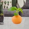 Orange Fruit Shaped Flower Vase Home Propagation Vase Desktop Art Vase Tabletop Decoration Bunch Centerpieces Decoration
