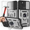 Protective Case - PROSHOP - Samsung A21S - Silver - Rigid - 360° Stand