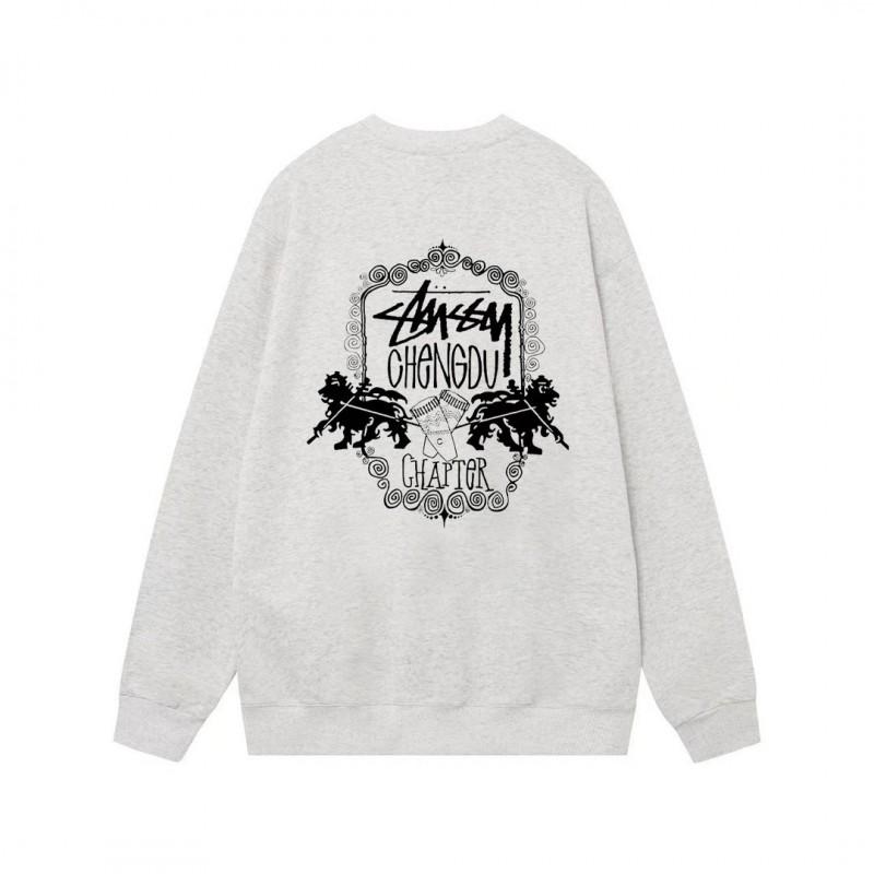 Unisex Oversized Cotton Crewneck Sweatshirt With Letter Dice Print Fall Youth Streetwear