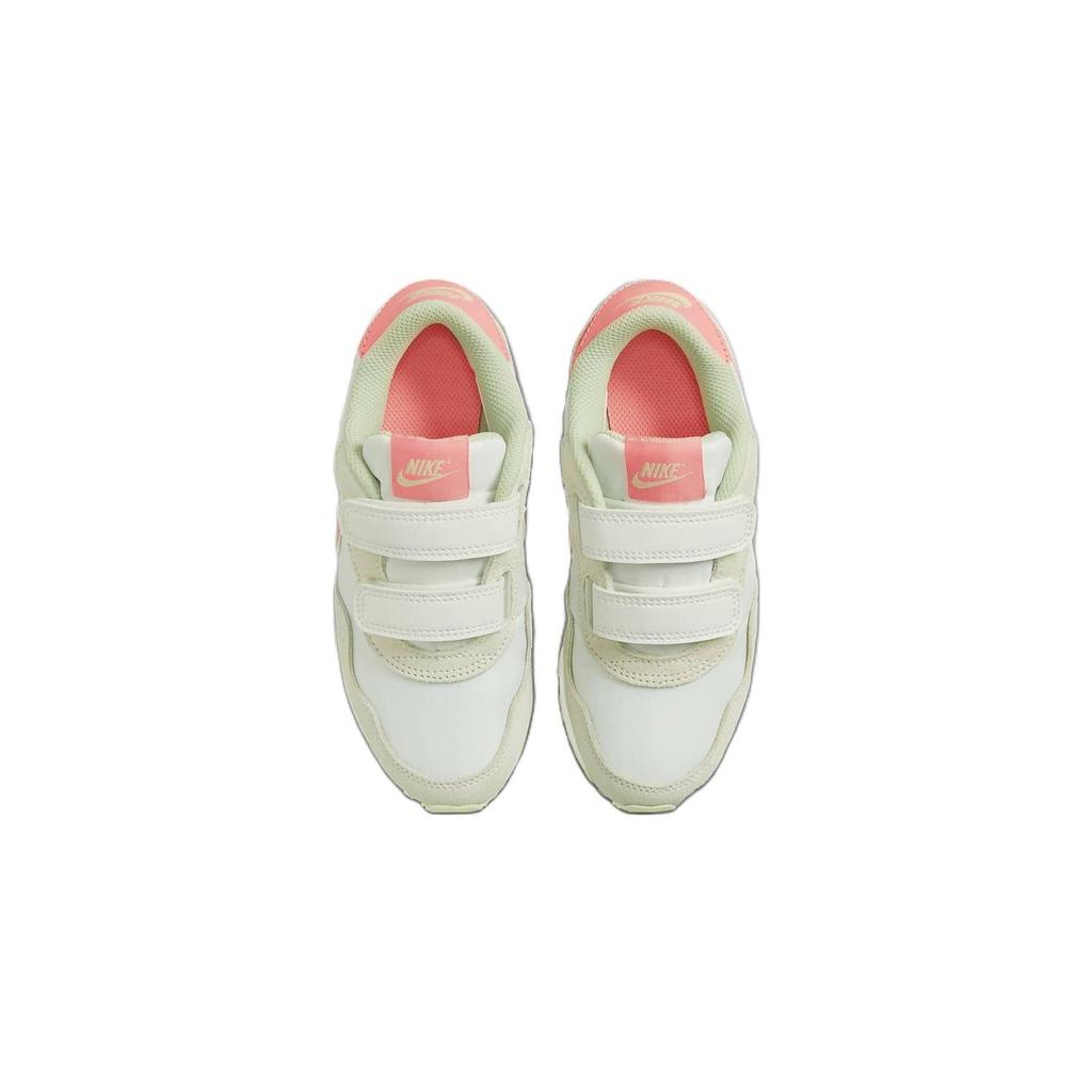 Nike MD Valiant Slip Resistant Abrasion Resistant Low top Running Shoes Green Orange Kids' CN8559-107