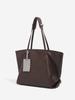 2025 Korean Style Soft Leather Tote Bag with Card Holder - Large Capacity, Versatile Single Shoulder for Women and Students