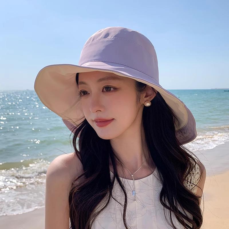 Summer Sun Hat for Women In Spring and Summer Korean Versatile Fisherman Hat New Outdoor Sun Protection Face Covering Sun Hat