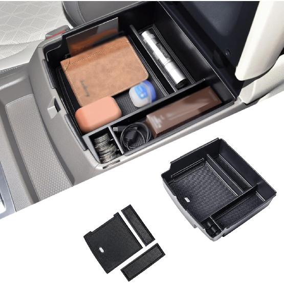 Gah 2024 Carnival 2025 Center Console Organizer compatible with Kia Carnival KA4 MPV 2022 2023 2024 2025 Interior Accessories Armrest Storage Box чёрный