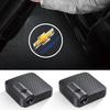 1/2Pcs LED Car Door logo Projector Lamps Welcome Light for Chevrolet Silverado Impala Malibu Equinox Cruze Camaro Blazer Aveo