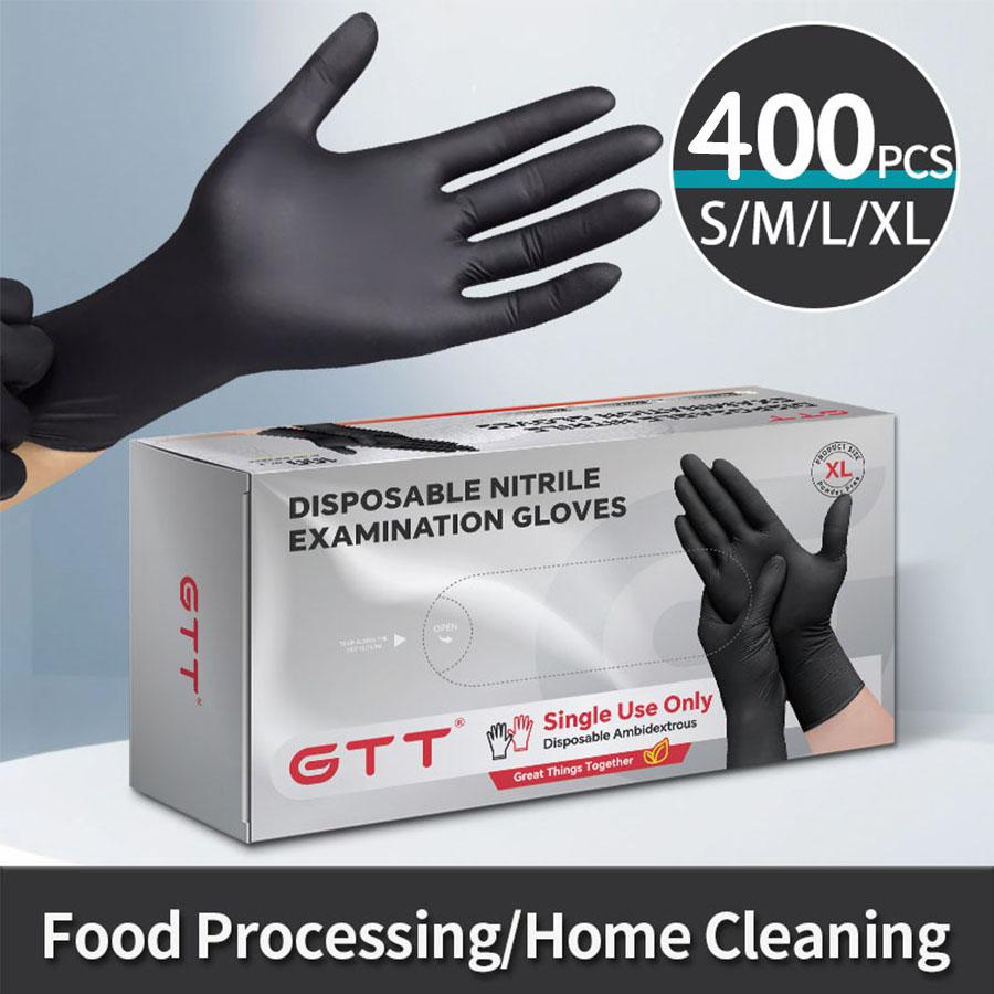 Disposable Nitrile Gloves Wholesale Food Contact Thick Durable Suitable Strong Elasticity Gloves for Kitchen Garden Tattoo Beaut