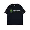 Hoge Kwaliteit Monster Motorfiets Team Print Heren 100% Katoen Top – Zomer Volwassen Ronde Hals T-shirt – Unisex Streetwear/Hip-Hop Stijl Tee