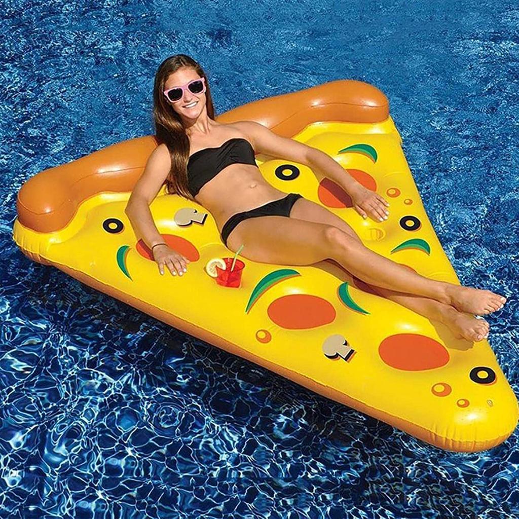 MS Partner Pizza Float, Adult Swimming Ring, for Beach, Pool, and Water Play