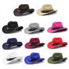 Funny Party Hats Cowgirl Hat Leathers Band Ladies Cowboy Hats for Womens Fedora Western Cowgirl Hat Vintage
