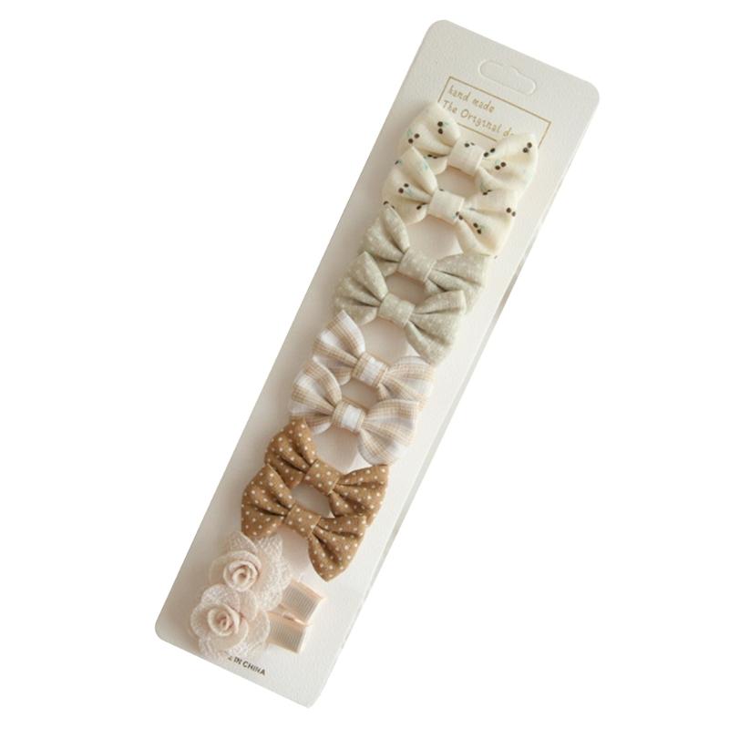 

10 шт./комплект Детские заколки для волос с бантом-бабочкой Модные заколки Аксессуары для волос Не повреждают волосы Идеально для детей от 3 до 10 лет белый/бежевый