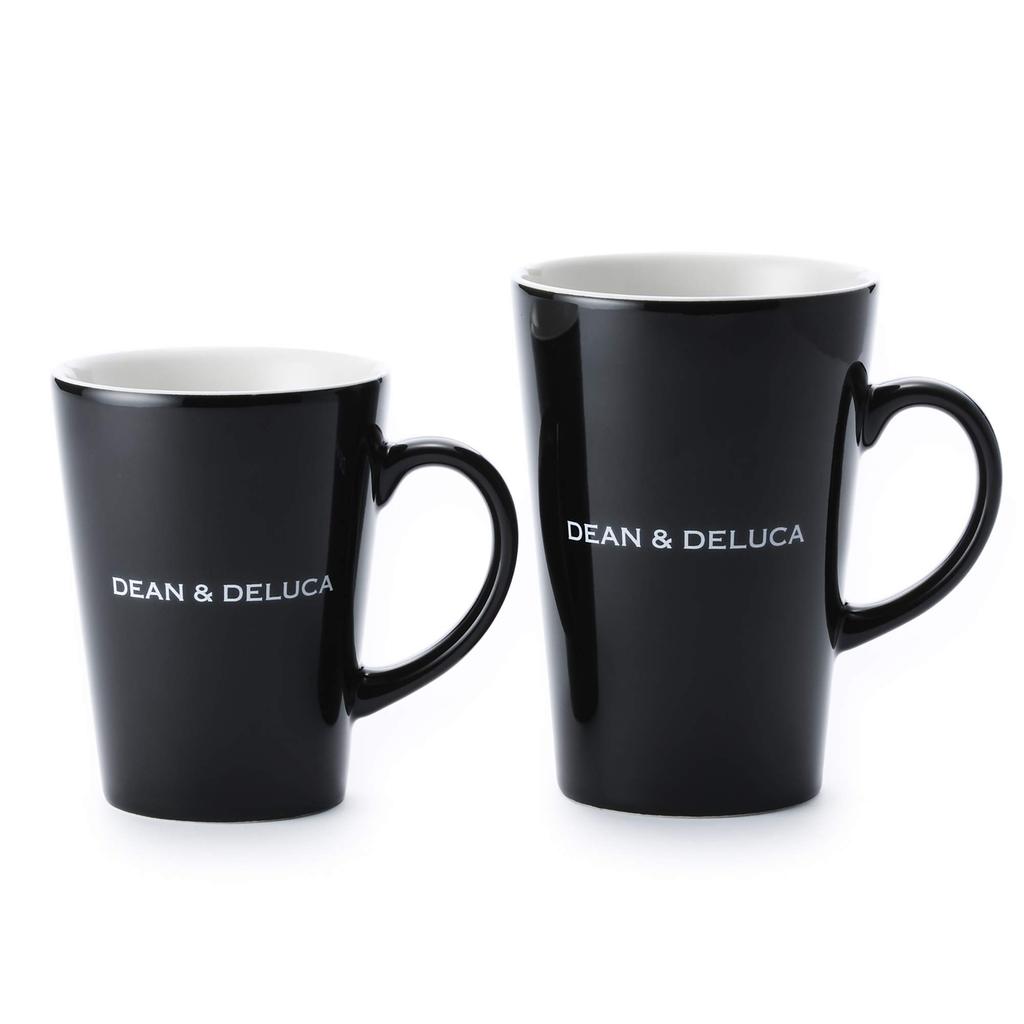 DEAN & DELUCA Latte Mug S, Black, 240ml, Microwave and Dishwasher Safe, Ideal for Coffee and New Life, 10.5 x 8 x 6cm