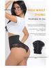 High-Waisted Lace Shapewear Thong - Plus Size, Waist-Cinching, Abdomen-Flattening, Hip-Lifting.