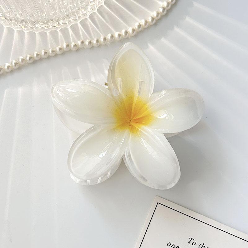 

Мода Матовый Цветок Большой Краб для Волос Женский Заколки для Волос Гавайские Зажимы для Волос Аксессуары для Волос для Отпуска Пляжа Подарок