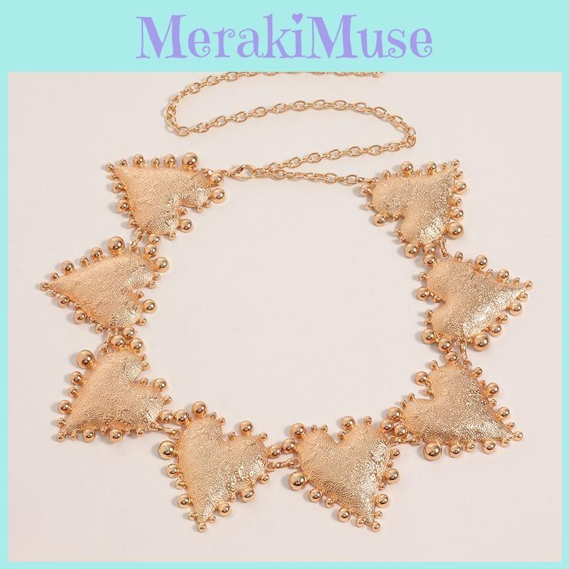 And Silver Gold Metal Waist Chain For Women Decorative Jewelry With Sculpted Details For Seasons All