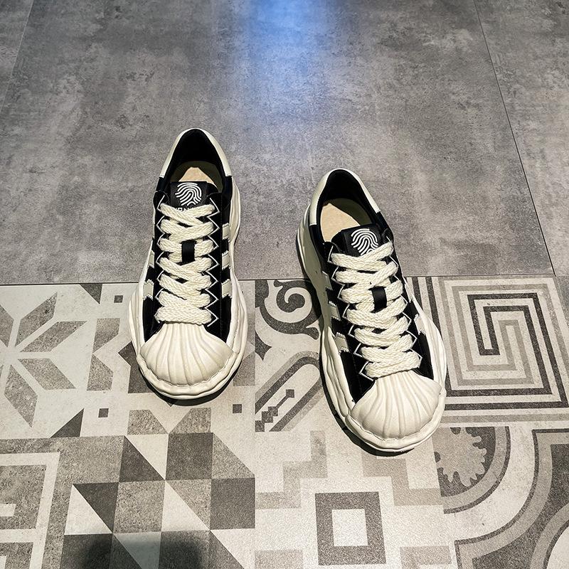 

Маленькие белые туфли, женские весенние новые корейские версии универсальных повседневных спортивных туфлей в студенческом стиле с плавной головкой на толстой подошве 40