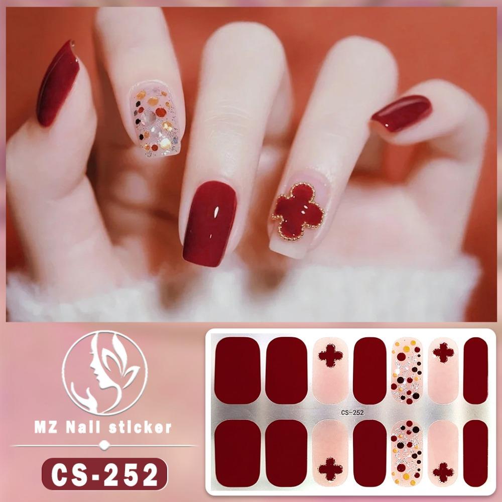

2025 Новый водонепроницаемый гель-лак для ногтей без запекания, полная наклейка, японский и корейский стиль, весенне-летняя пленка для нейл-арта, бумажная пленка для ногтей, бумажная наклейка-пластырь