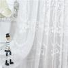 Zarif Fransız Danteli İşlemeli Şeffaf Perdeler | Romantik Çiçek Tasarımı, Oturma Odası, Balkon, Çıkma Pencereler ve Kapı Geçişleri için Hafif Polyester Tül