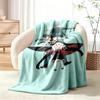 Spy X Family Blanket Flannel Blanket Soft Cozy Plush Throw for Sofa Bed Lightweight Home Decor