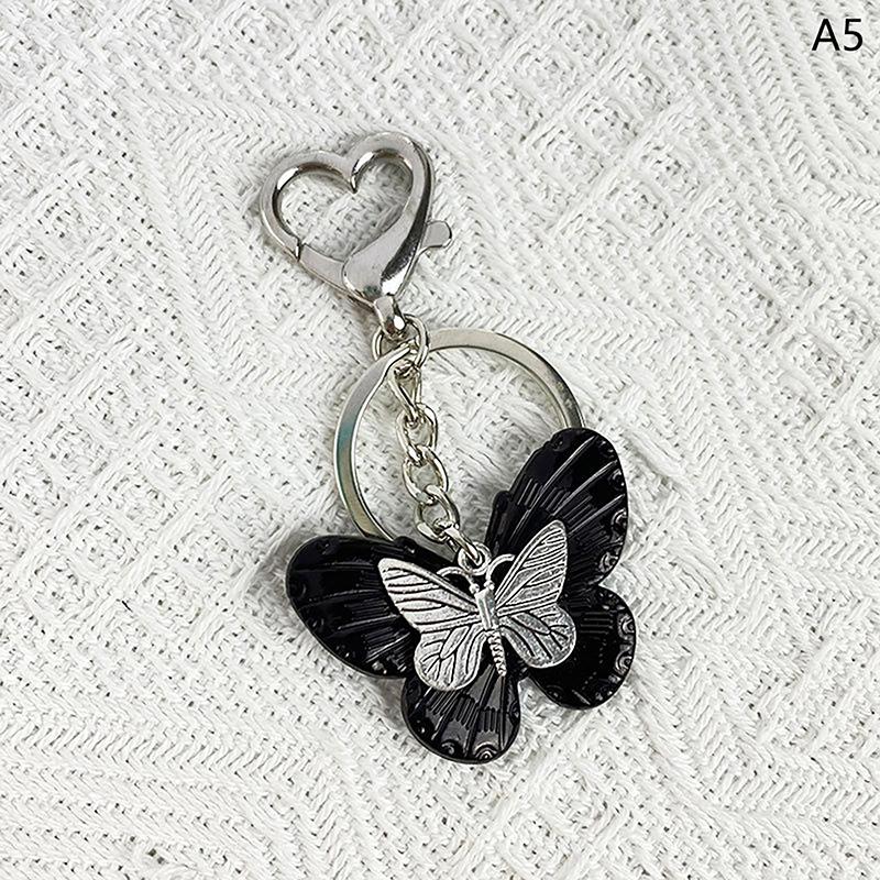 

Винтажный брелок-подвеска в виде бабочки Y2K, брелок из сплава, подвеска для автомобиля, сумка, аксессуары для сумок