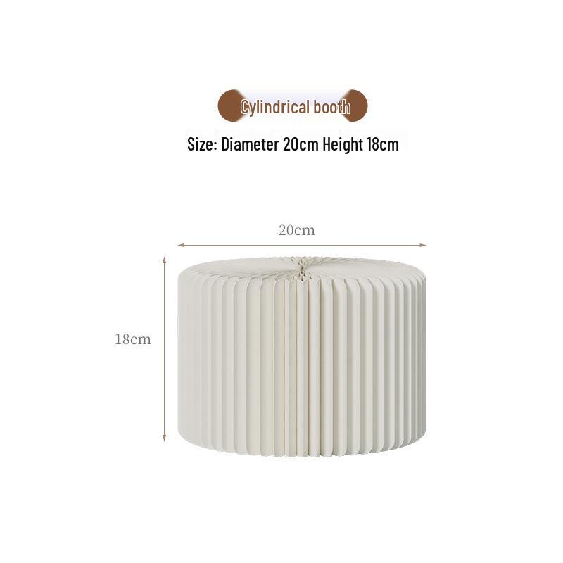 Multi-Layer Folding Exhibition Stand & Wedding Aisle Display Rack with Creative Cylinder Design