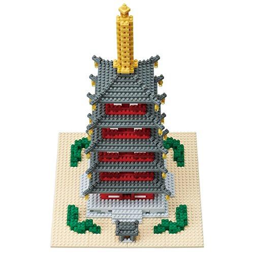 Kawada Nanoblock Five-storied Pagoda Deluxe Edition NB-031