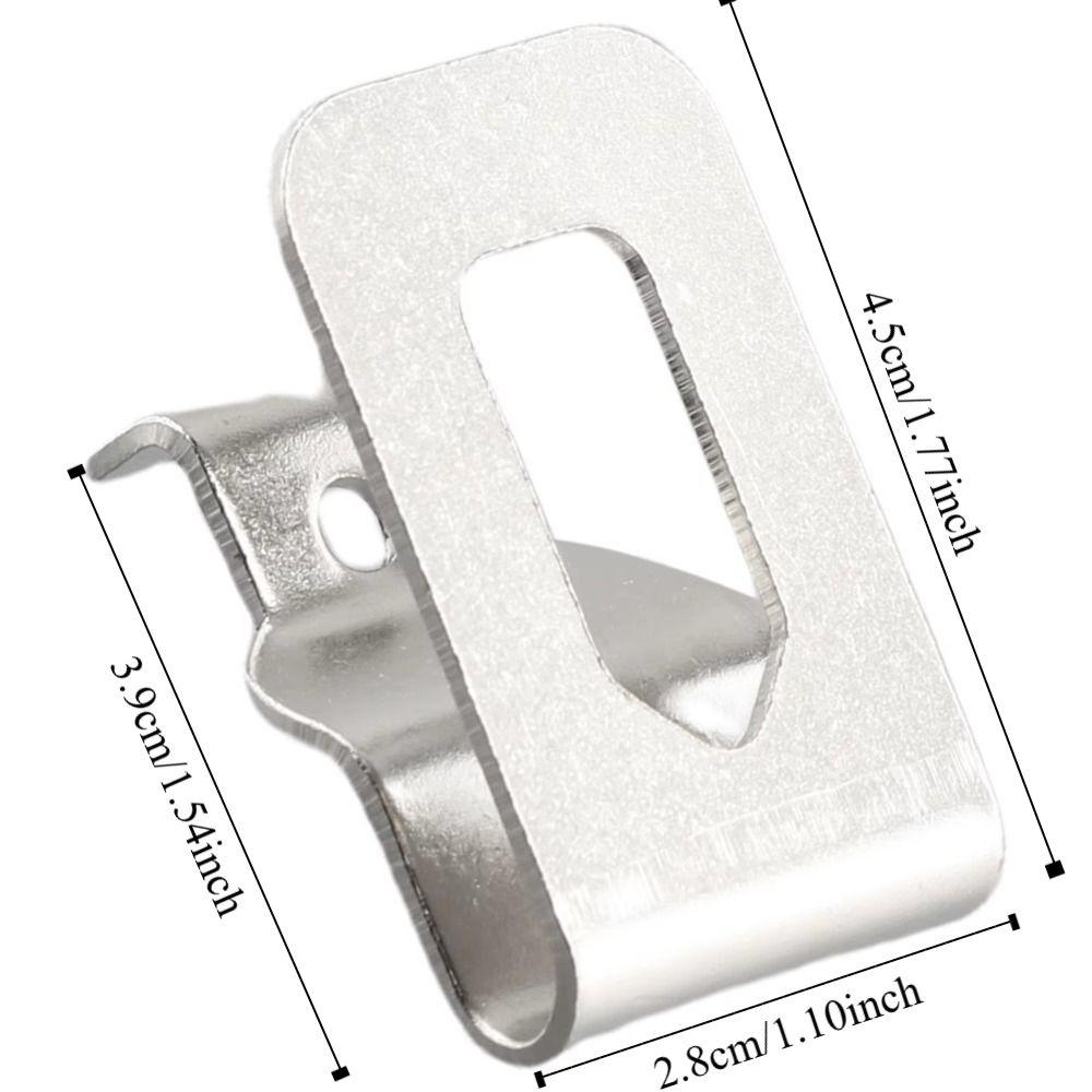 Heavy Duty Storage Hooks Stainless Steel Belt Clip Hooks Waterproof Power Tool Hangers  Household