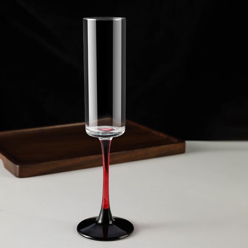 Deou Starlight European Red Stem Wine Glasses