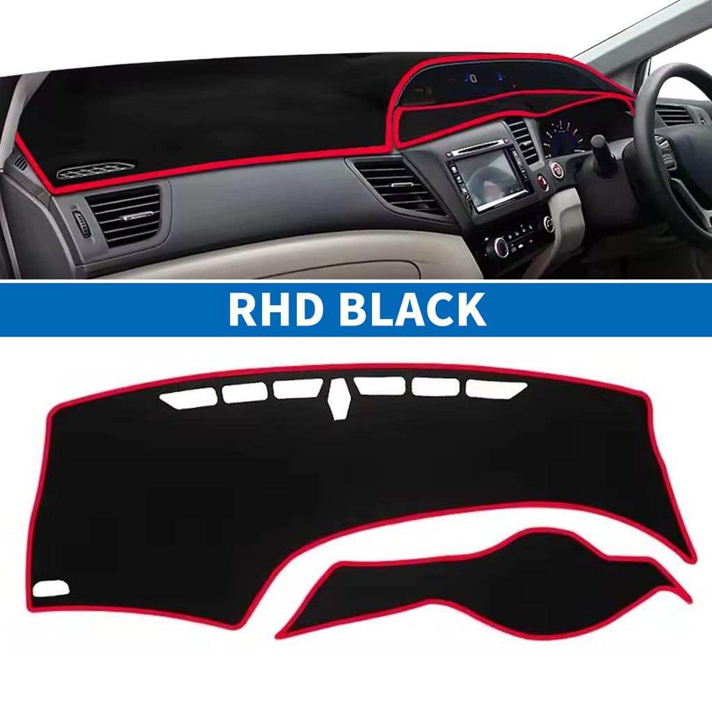for Honda Civic 9th 2012 2013 2014 2015 Civic 9 Car Dashboard Mat Accessories 2009-2014 Sun Protection Protective Pad