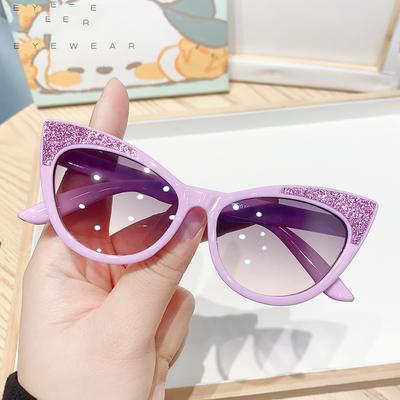Adorabili Occhiali da Sole Cat Eye per Bambini Occhiali da Sole Lucidi con Fiocco Occhiali da Sole Carini per Bambini Occhiali alla Moda Ragazze Ragazzo Occhiali da Sole Donna