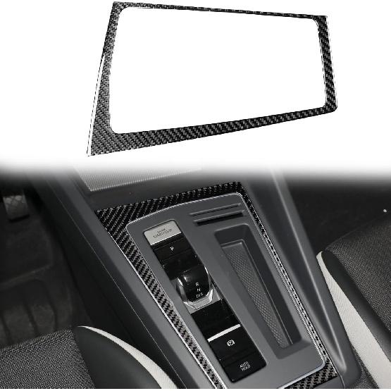 Real Carbon Fiber Car Interior Door Bowl Cover Trim Stickers Compatible with Volkswagen VW Golf 8 8.5 MK8 GTI 2021 2022 2023 Auto Accessories Decals