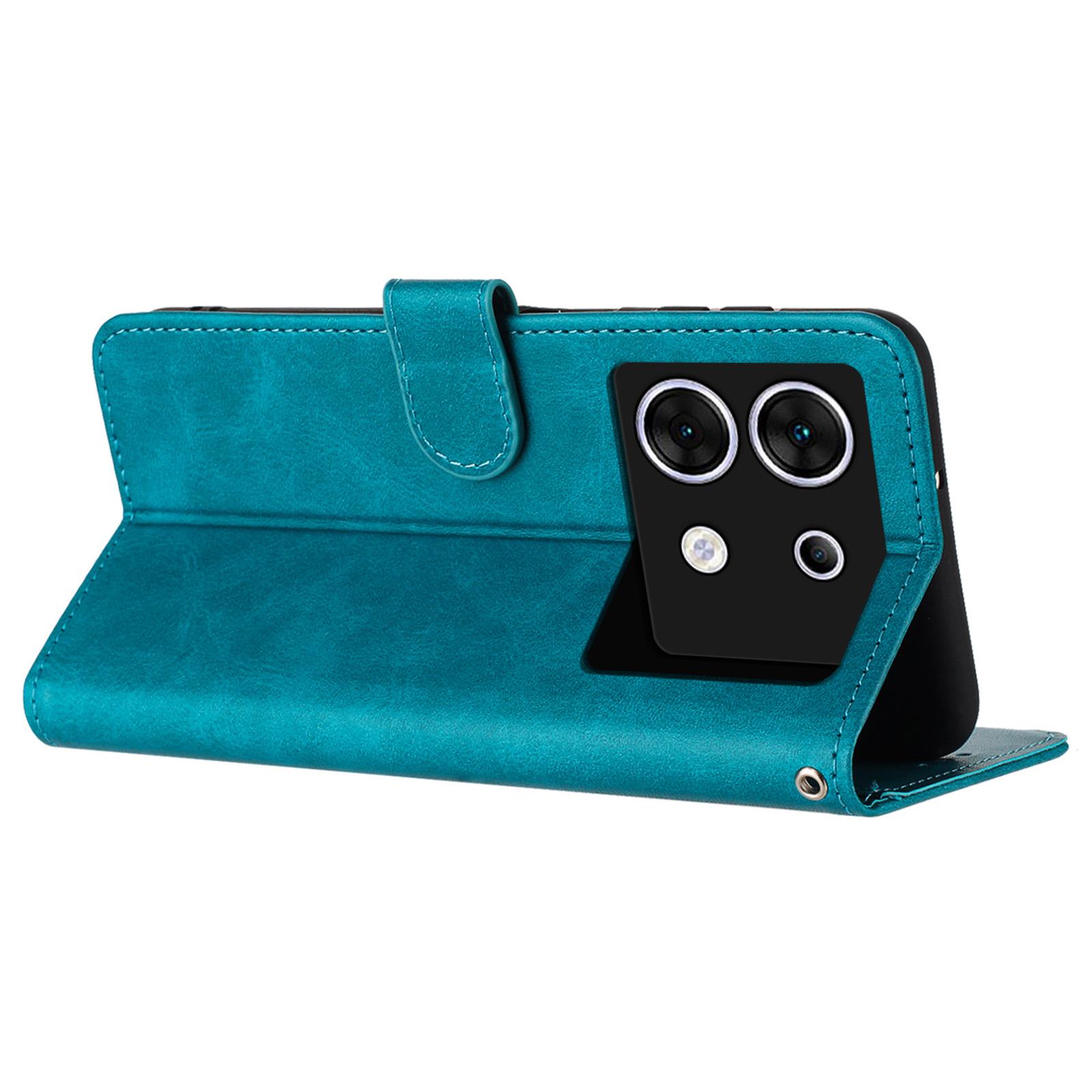 

For Infinix Zero 30 5G Case Leather Wallet Magnetic Clasp Drop-Proof Smartphone Cover Green