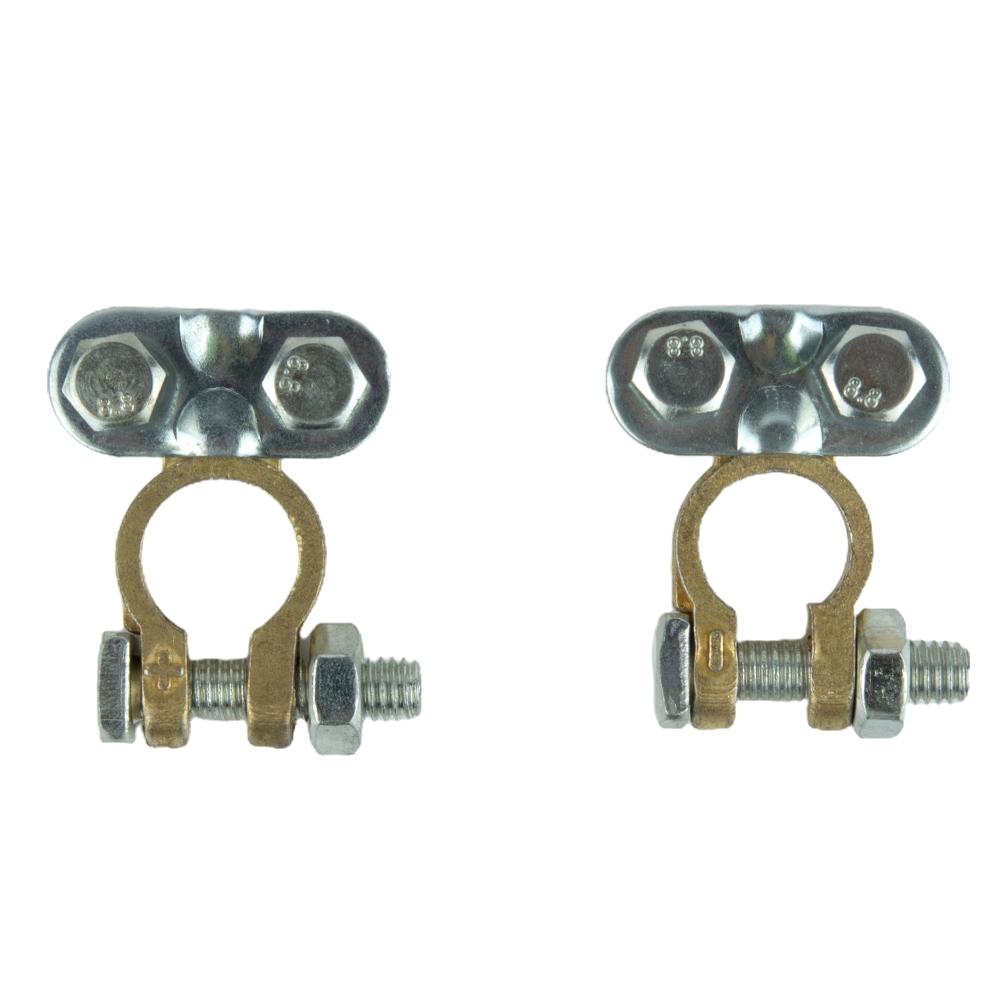 Battery Terminals Van 21mm Head Width Brass/Aluminium