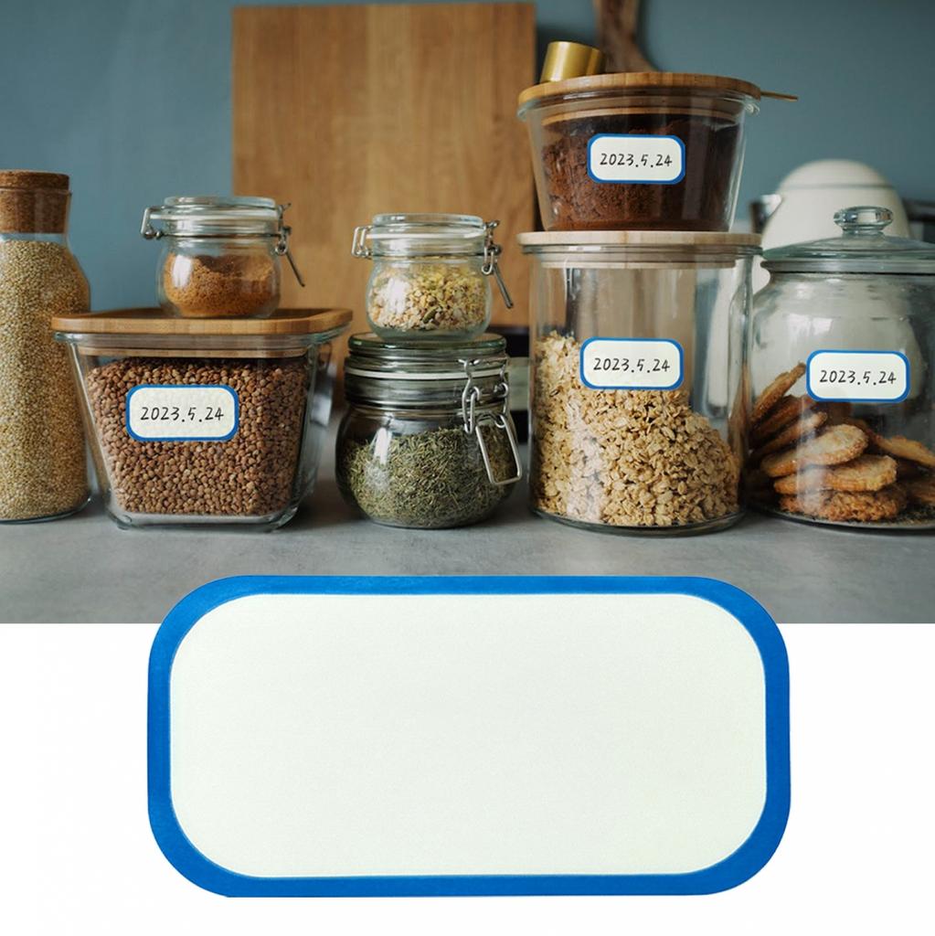 Datename Tags Roll Stickers Kitchen Canisters Lockers