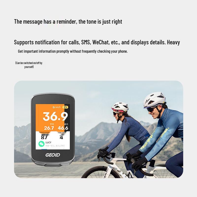 GEOID CC700 Pro Smart GPS Cycling Computer with Touch Color Screen (CN Version)