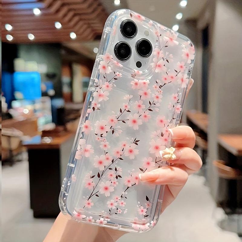 Multicolor Floral Anti-drop Soft Case For iPhone 13 11 12 14 15 Pro Max 7 8 Plus SE  X XR XS Max Airbag Clear Cover