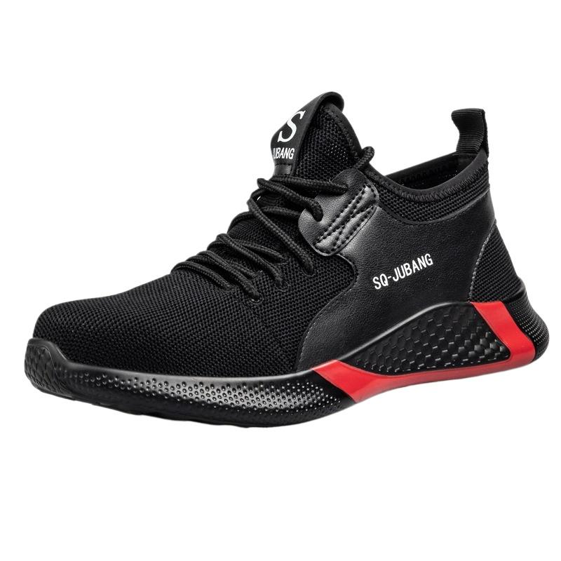 

Дышащая стальная обувь для строительства на стройплощадке, мужская, противоударная обувь для инженерных работ на открытом воздухе 41