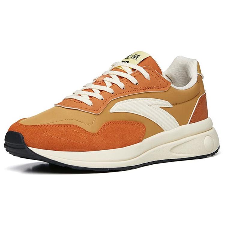 New Anta HERITAGE Wear Resistant Low Top Sports Casual Shoes Women's Brown 122248871-4