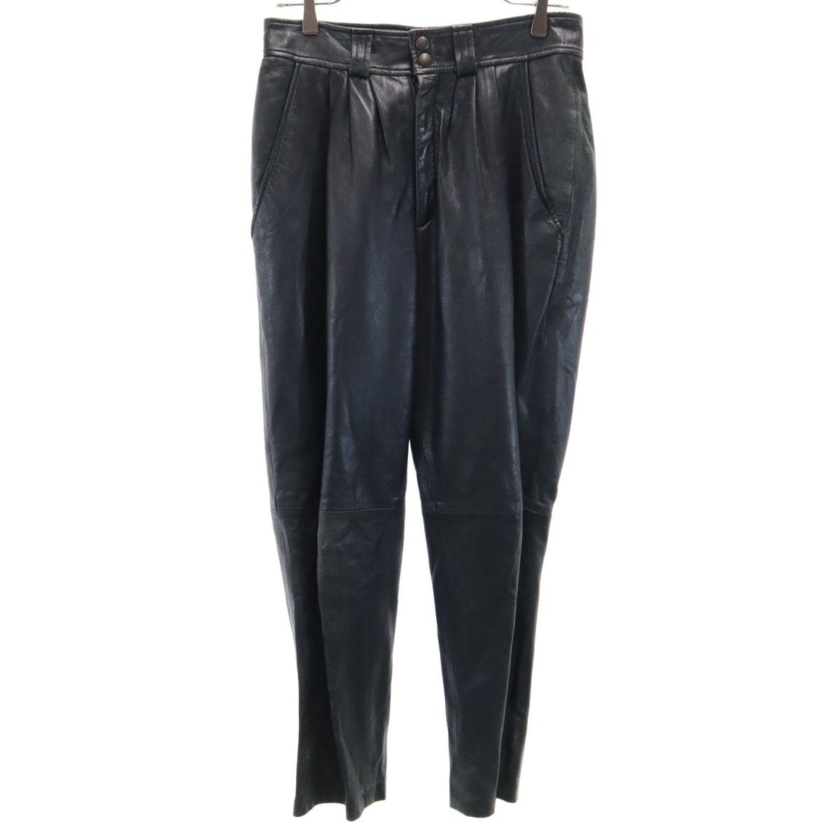 

BEBE SPORT 80-е 90-е Сделано в США Старая Натуральная Кожа Кожаные брюки W30 Женские Б/У