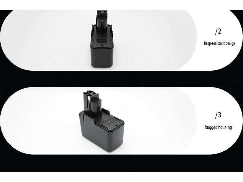 Compatible Nickel Battery for Bosch Cordless Drill/Driver PSR7.2VES, 9.6V, 12V BAT001.