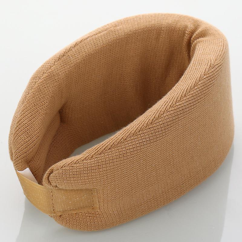 

Дышащая хлопковая подушка для поддержки шейного отдела позвоночника Medium коричневый