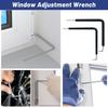 Pachet 2 Chei de Reglaj Fereastră și Ușă Hexagonale 4mm TX15 Cap Sferic Unelte Pentru Winkhaus, Pentru Schuco, Pentru Roto Pentru Maco