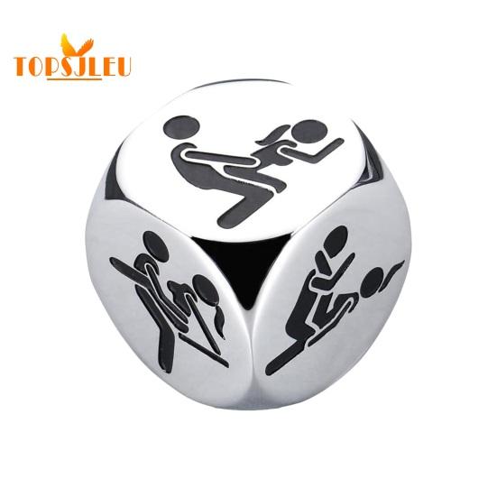 Filmo kauliukų sprendimas, nerūdijantis lengvas nešiojamas metalinis sprendimo kauliukas, jubiliejaus papuošimo Valentino dienos dovana