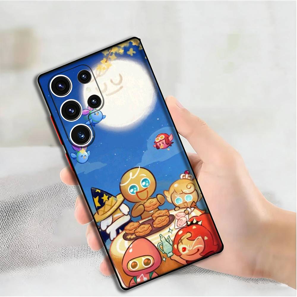 

Game C-Cookie Run Silicone Case For Samsung S25,24,23,22,21,20 Plus Ultra 5G Lite Shockproof Cover Samsung S23ULTRA5G