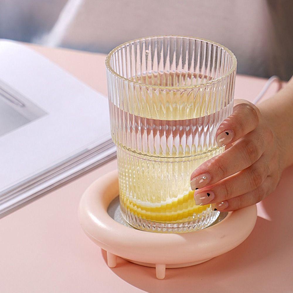 Smart Constant Temperature Coaster Noiseless Cup Warmer Non-slip Electric Mug Heater  Coffee