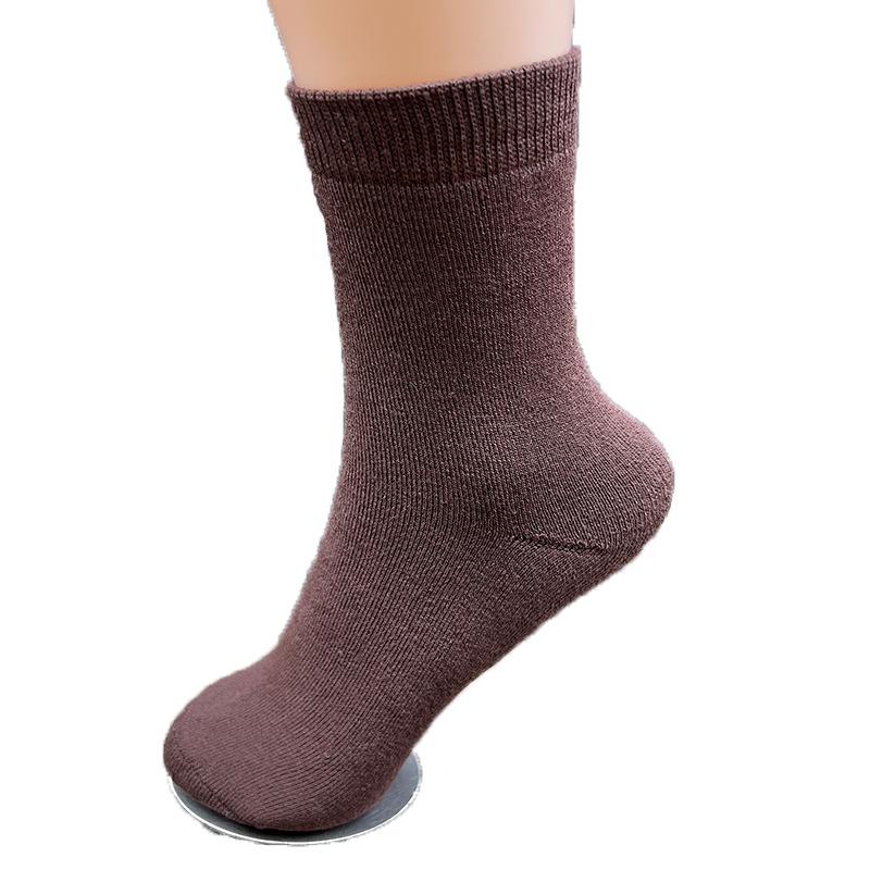 Socks Kawai Bear Women Autumn Winter Thickened Warm Loop Japanese Women's Floor Mid-tube Cotton Causal Sock Lovely Girls Style