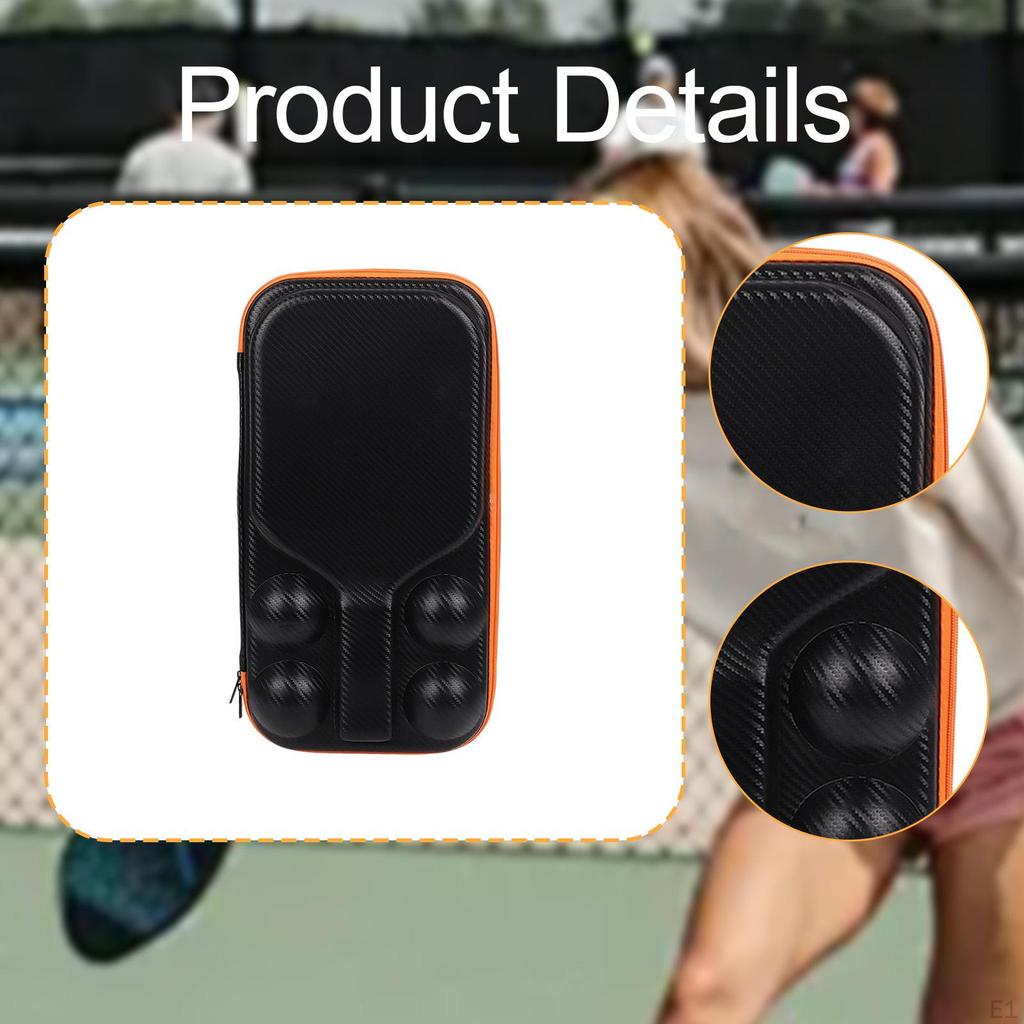 Rigid EVA Pickleball Racket Bag, Storage Case