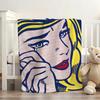 Artist R Roy L Lichtenstein Blanket Soft and Skin Friendly For Couch Bed Napping Bedspread All Seasons Comforter
