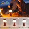 Lampe de table - NETTLIFE - 3600 mAh - Sans fil - LED intégrée - Rouge