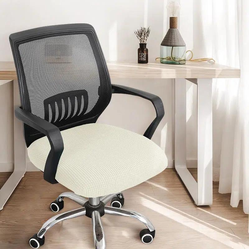 

Thickened Anti-dust Computer Chair Seat Cover Stretch Split Armchair Slipcover Removable & Washable Office Chair Protector